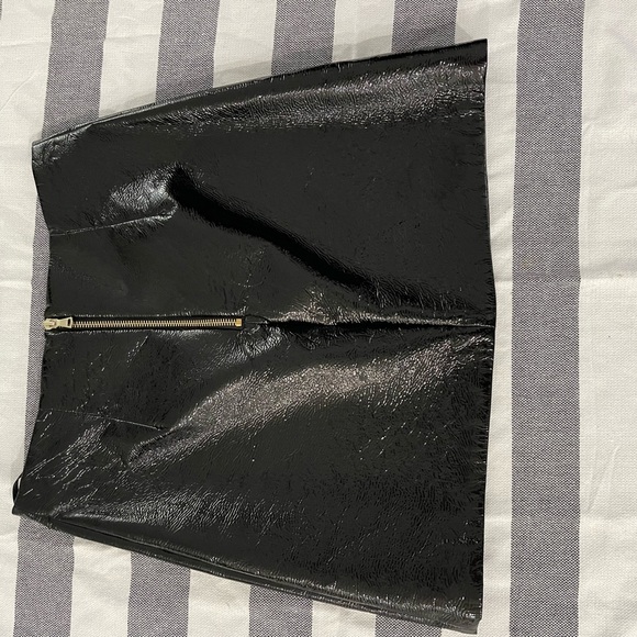 River Island Patent Leather Mini Skirt - Picture 11 of 11